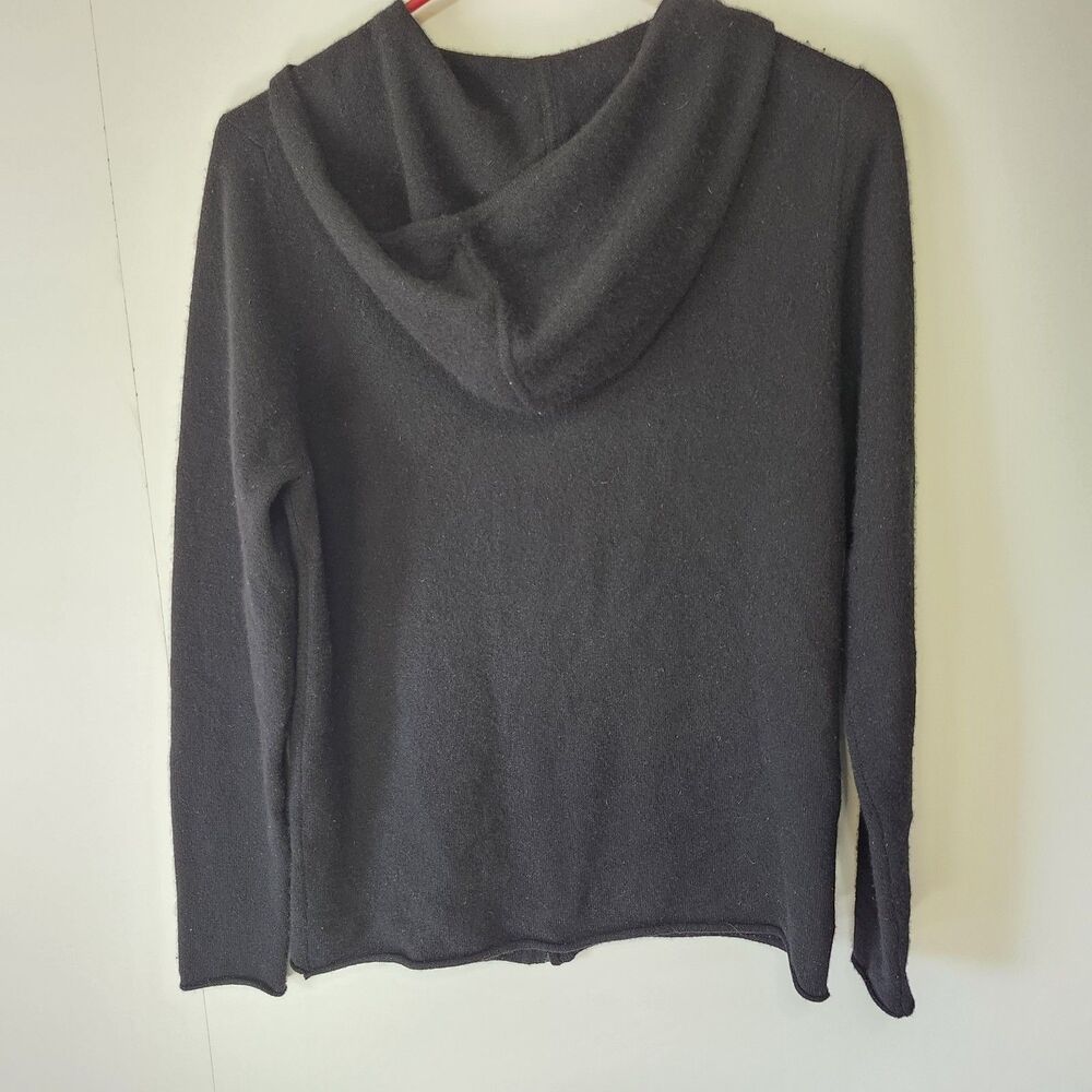 Citizen Cashmere Zip-Up Hoodie Lux 100% Cashmere, Size L Preppy - Picture 4 of 10